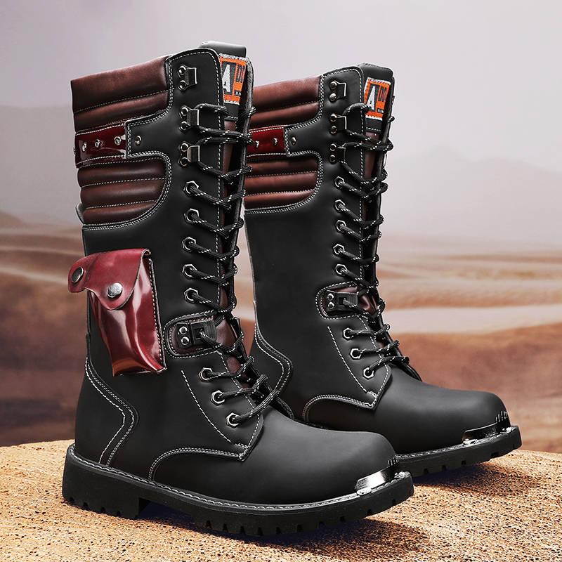 Hoge motorlaarzen voor heren, - Men'S Shoes Dq recensie en prijs