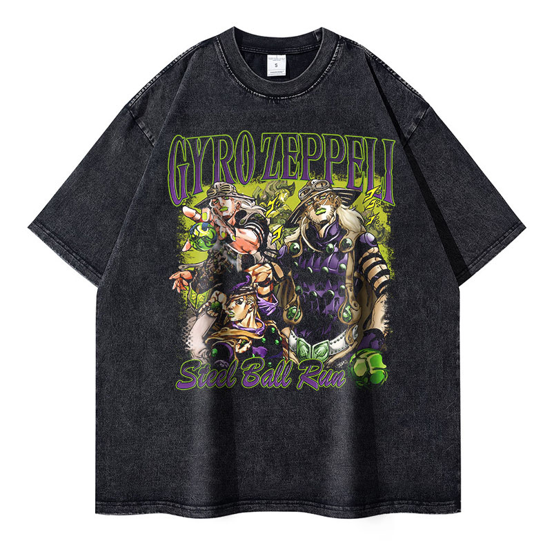 Men Shoes Japan - Bandai Anime Jojos T Shirt Vintage