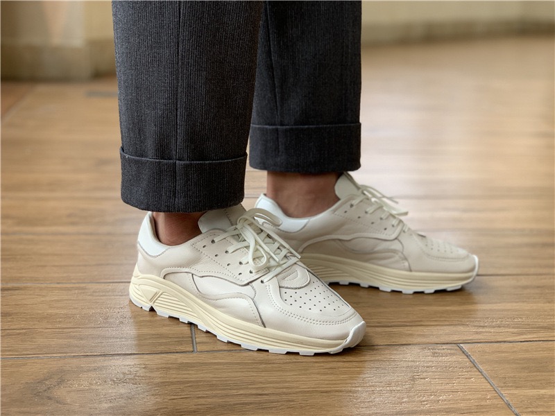Men'S Shoes Hugo Boss - Casual witte herenschoenen met ronde neus