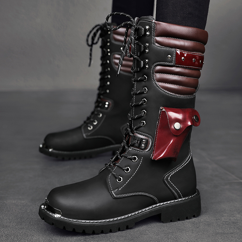 Hoge motorlaarzen voor heren,  - Men'S Shoes Dq recensie en prijs