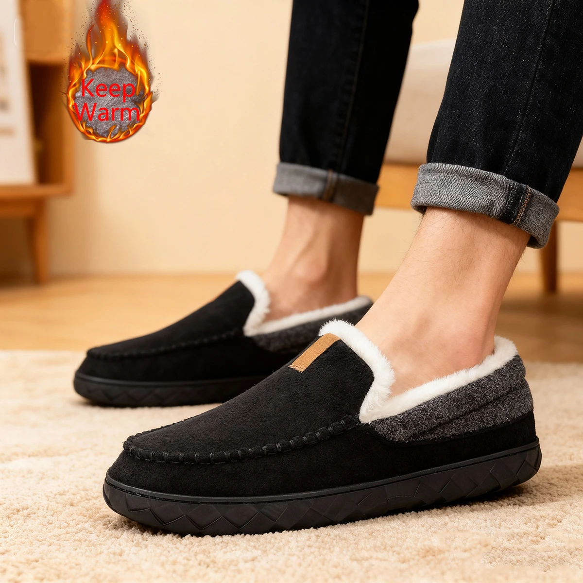 Herenpantoffels Thuis naaien P - Men'S Shoes With Memory Foam recensie en prijs