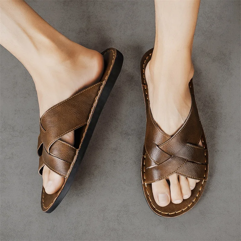 Echt leer Heren Casual Sandale - Men'S Shoes Hugo Boss recensie en prijs