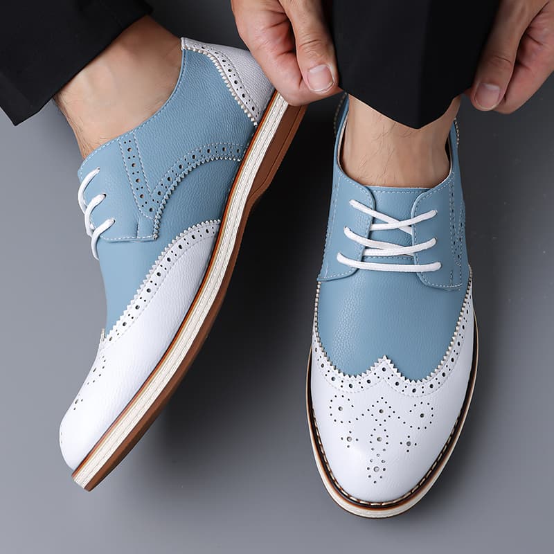Heren Wit Blauw Tweekleurige B - Men'S Shoes Hugo Boss recensie en prijs
