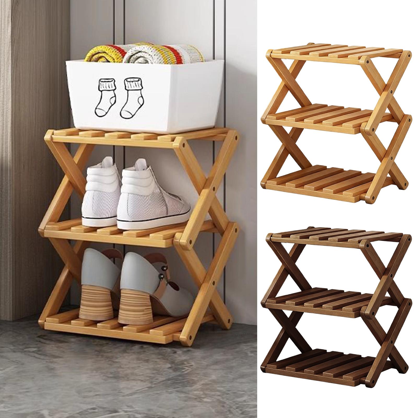 Houten schoenenrekken, 3-laags - Men Shoes Rack recensie en prijs