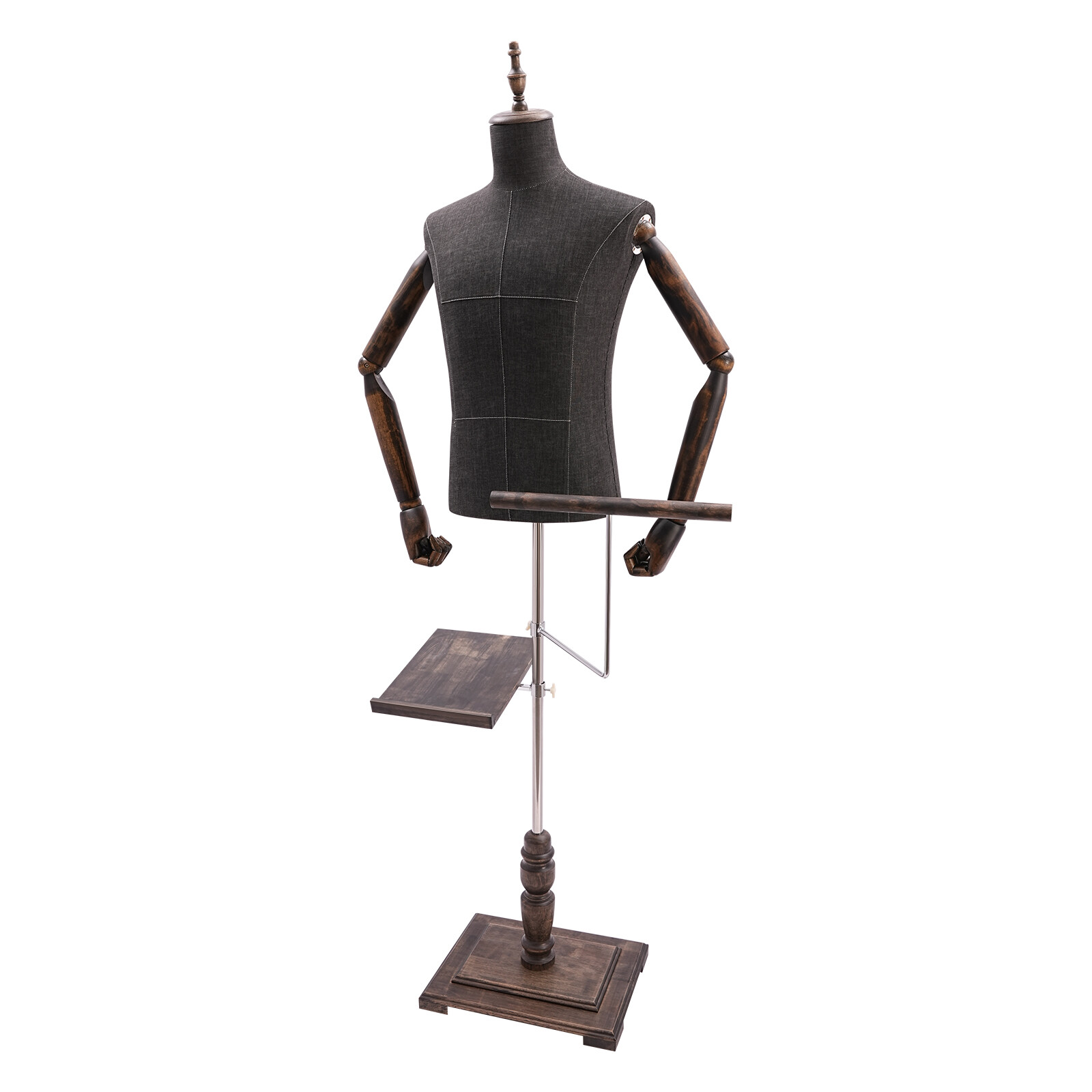 Mannelijke etalagepop met arme - Men Shoes Rack recensie en prijs