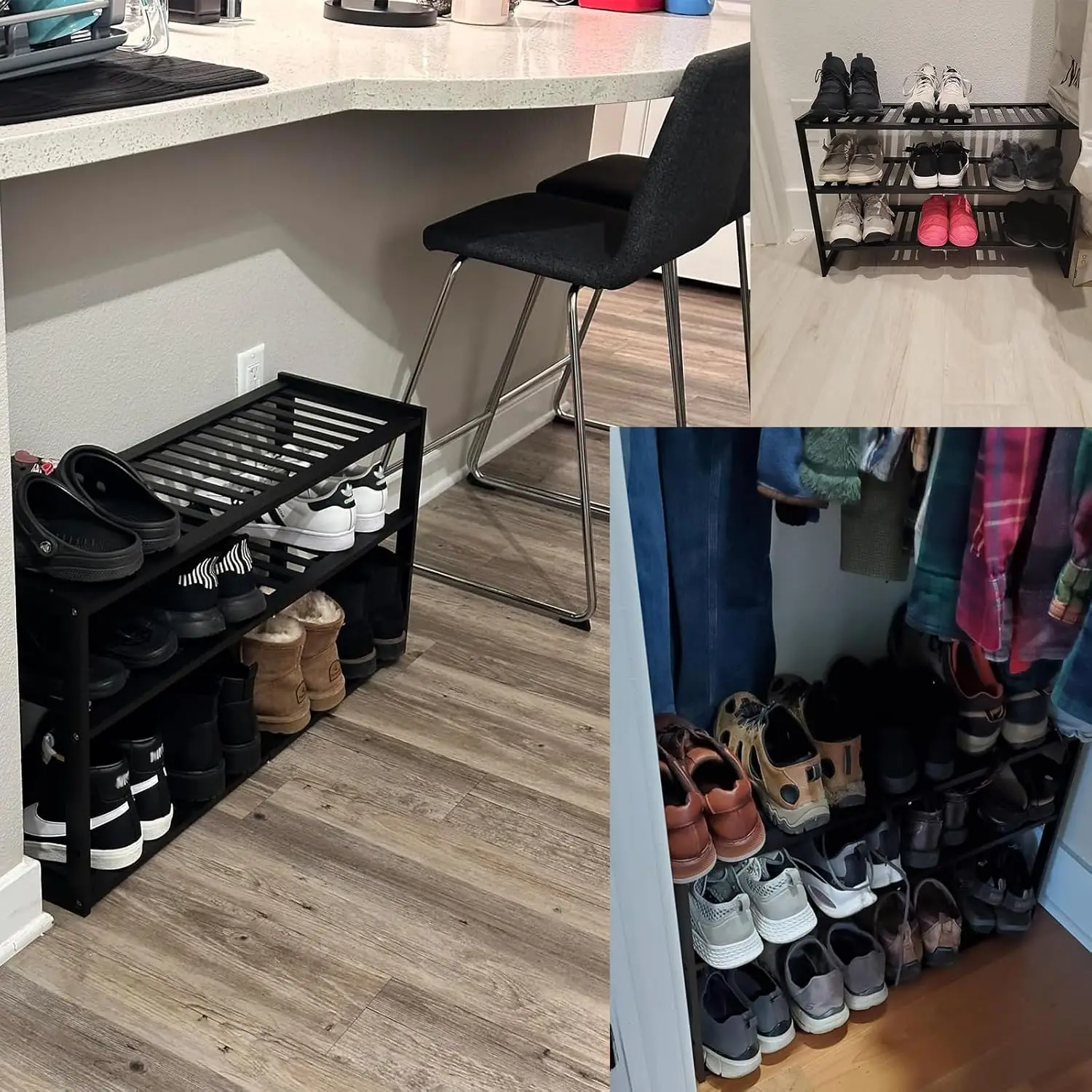 3-laags 32,5 inch bamboe schoe - Men Shoes Rack recensie en prijs