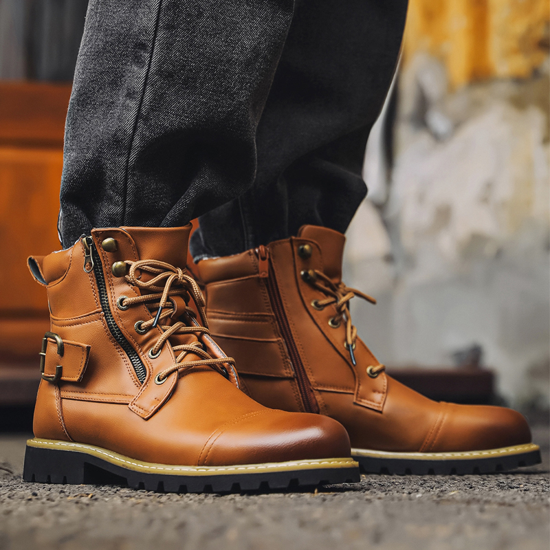 Kwaliteit Mannen Leren Laarzen - Men'S Shoes Dq recensie en prijs