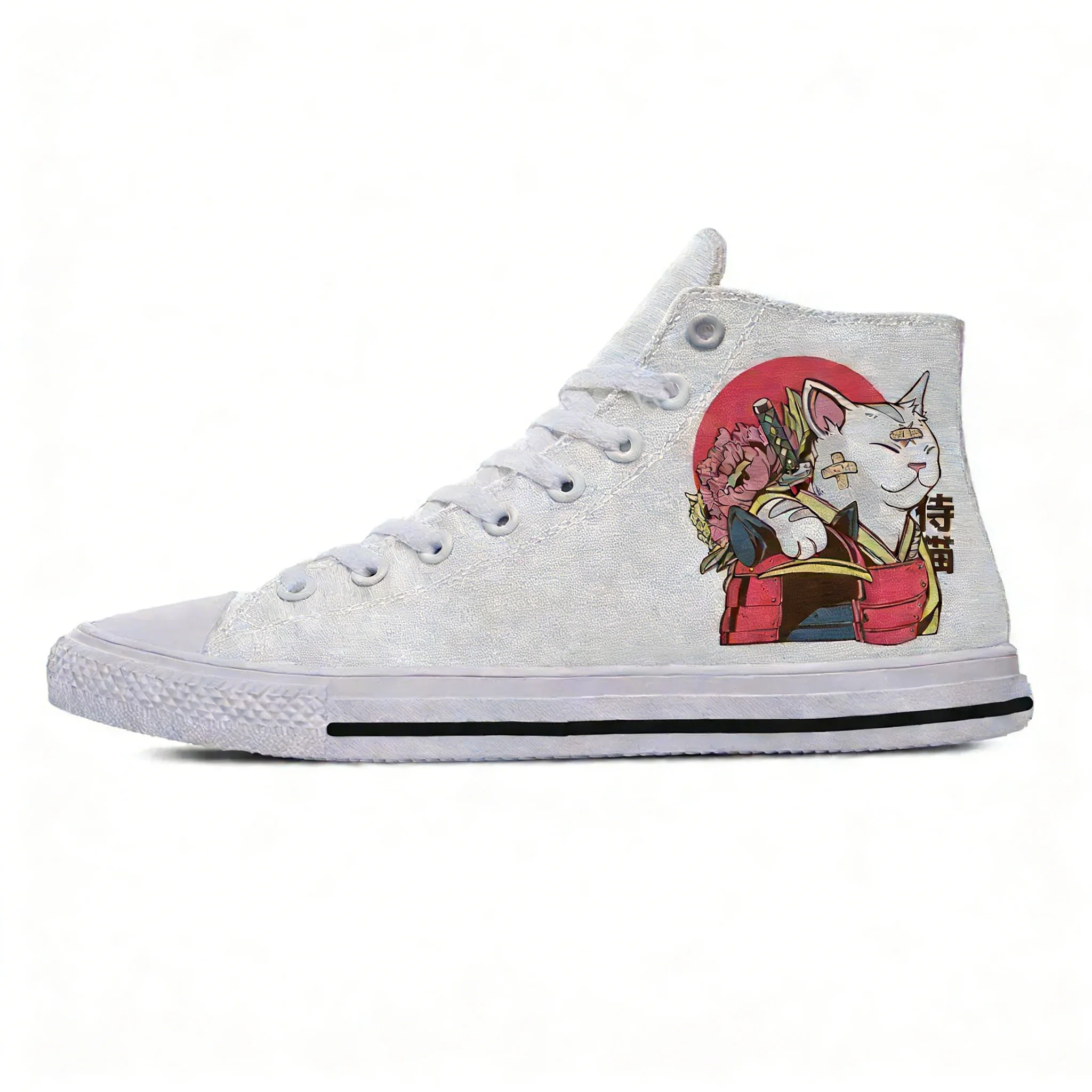 Japan Samurai Cat Patroon Hoge - Men Shoes Japan recensie en prijs
