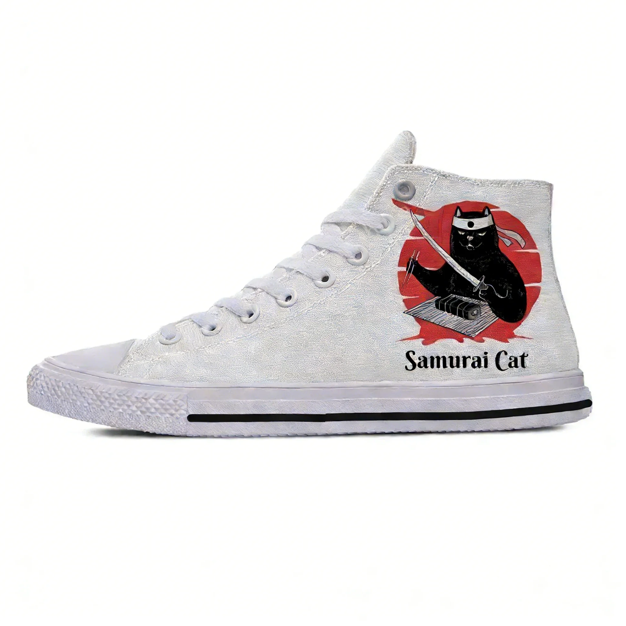 Japan Samurai Cat Patroon Hoge - Men Shoes Japan recensie en prijs