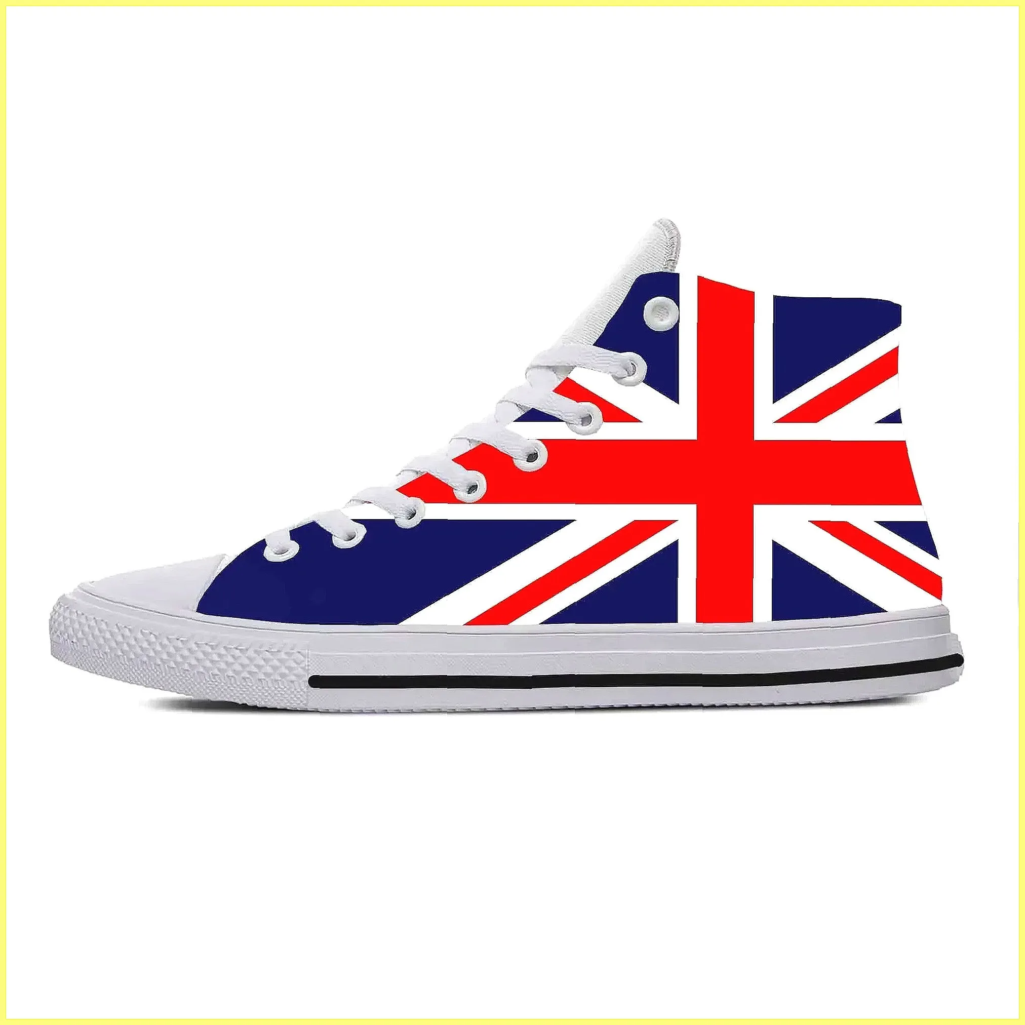 UK Flag 3D-print hoge sneakers - Men Shoes Uk recensie en prijs