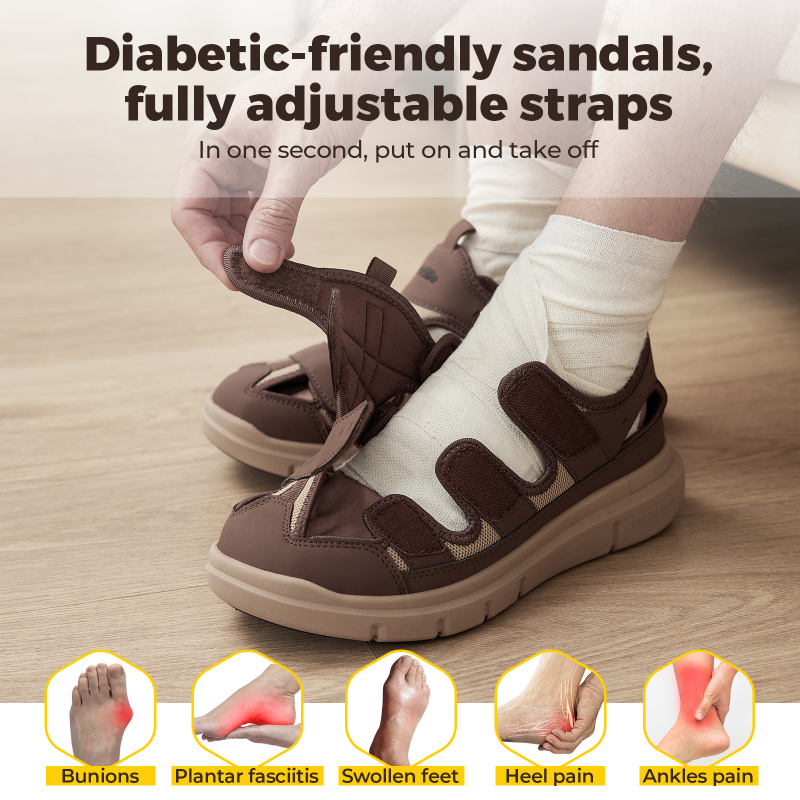 Zomer Heren Sandalen Verbrede  - Men'S Shoes For Plantar Fasciitis recensie en prijs